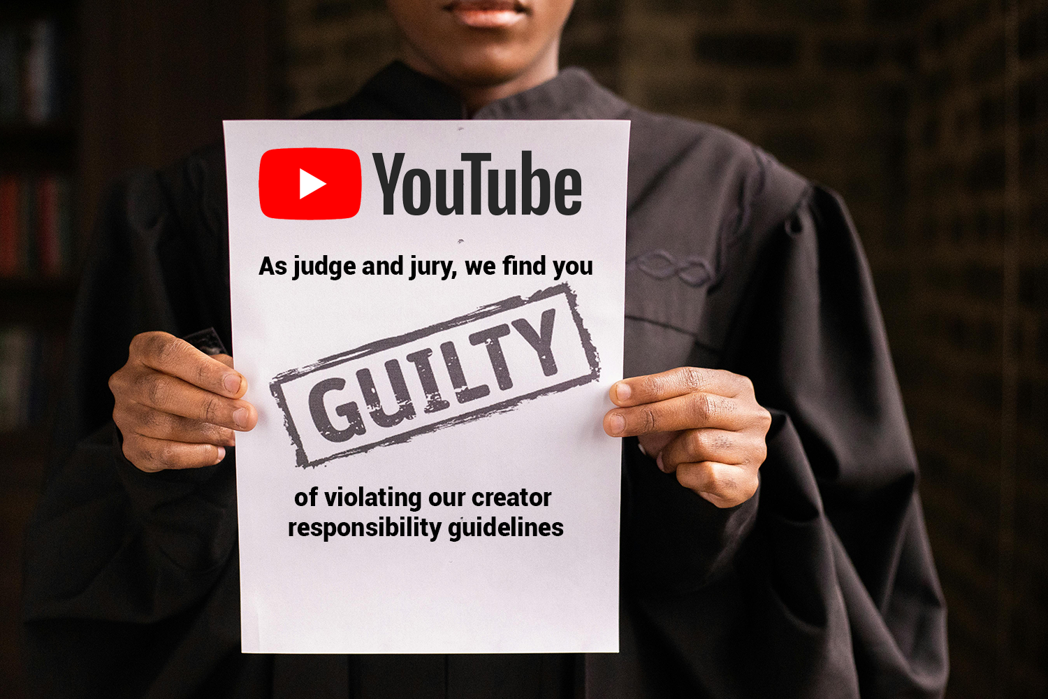 Youtube judge and jury guilty